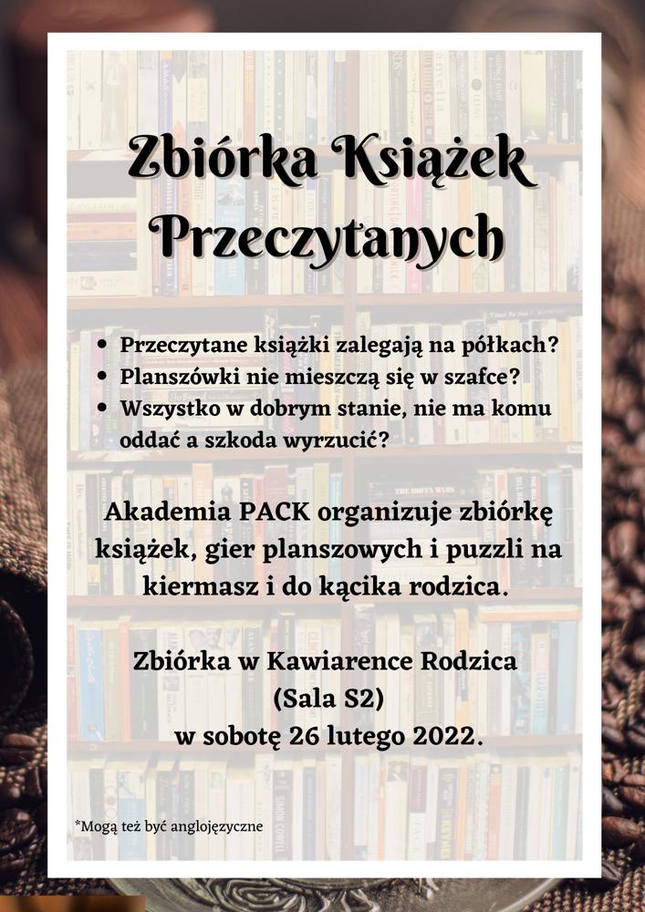 KIERMASZ KSIĄŻKI PRZECZYTANEJ 26 LUTEGO 2022