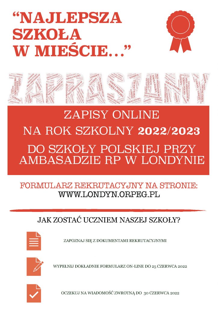 REKRUTACJA NA ROK SZKOLNY 2022/2023