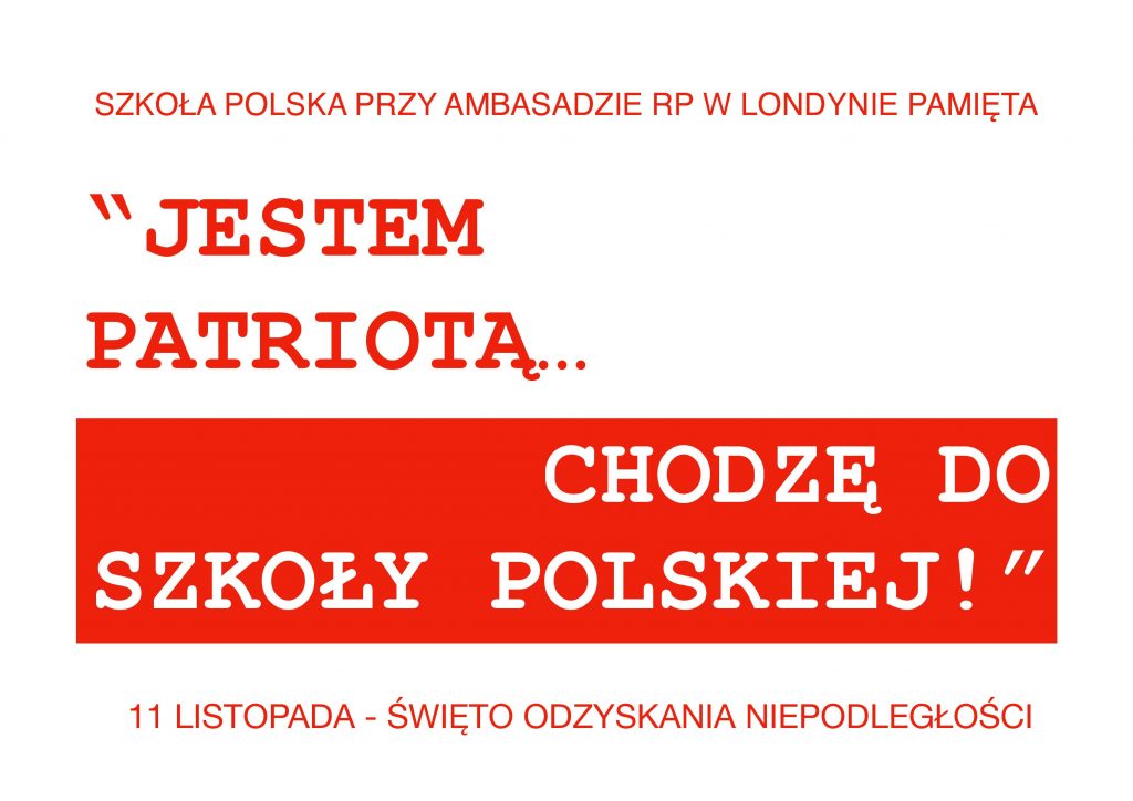 11 LISTOPADA- NARODOWE ŚWIĘTO NIEPODLEGŁOŚCI