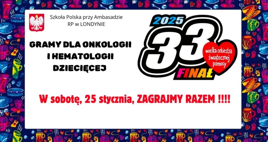 Wspieramy Wielką Orkiestrę Świątecznej Pomocy! 🎶❤️