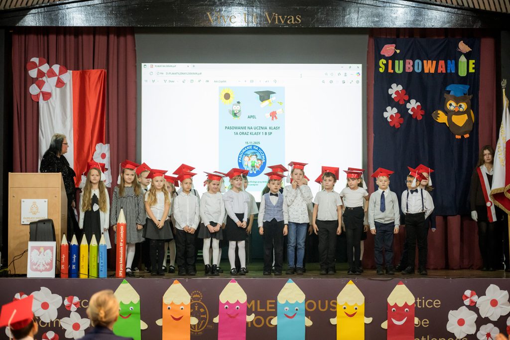 Uroczyste ślubowanie pierwszoklasistów